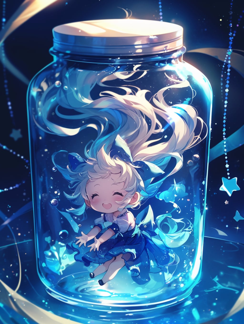 「瓶詰の少女」蒼98