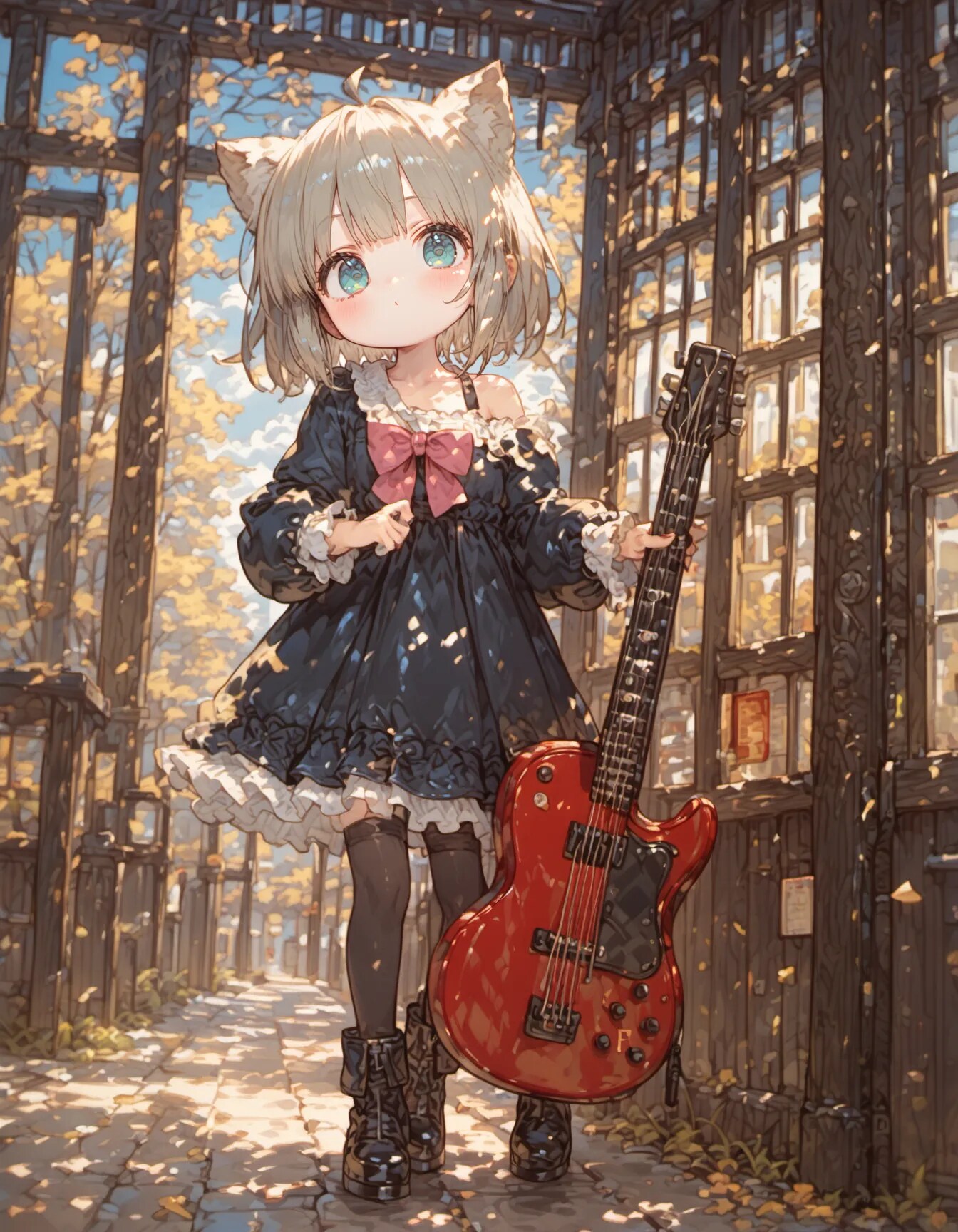 Chibi Rock Feline | の人気AIイラスト・グラビア