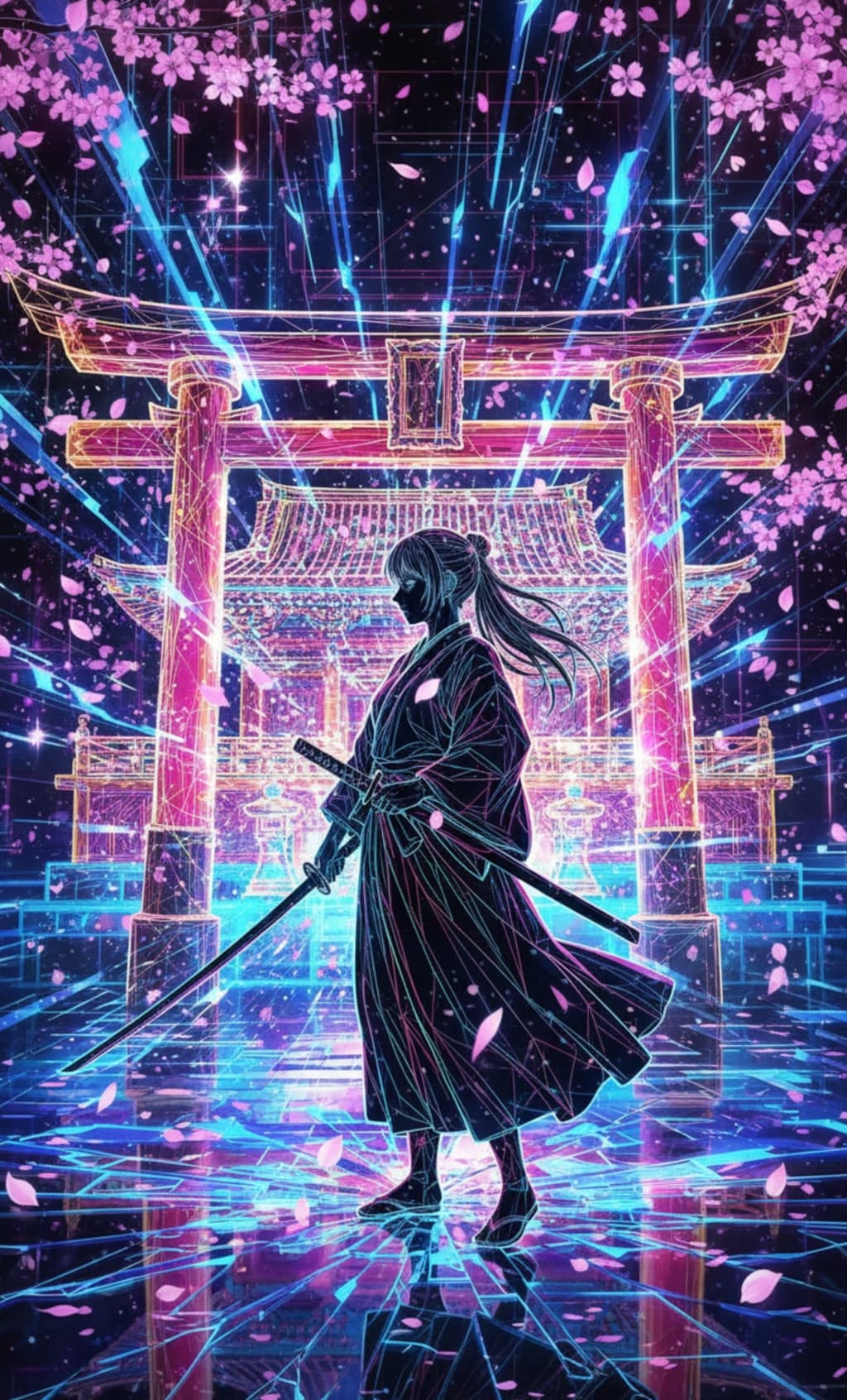 剣人女子　サイバー風