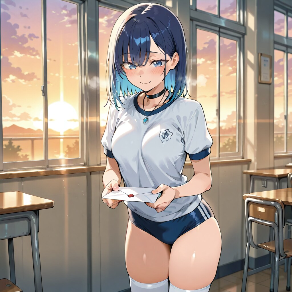 手紙を渡す眞琴っちゃん