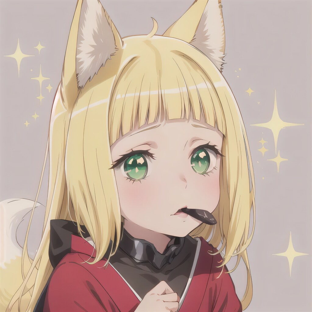 金髪ロングのミニキャラ２