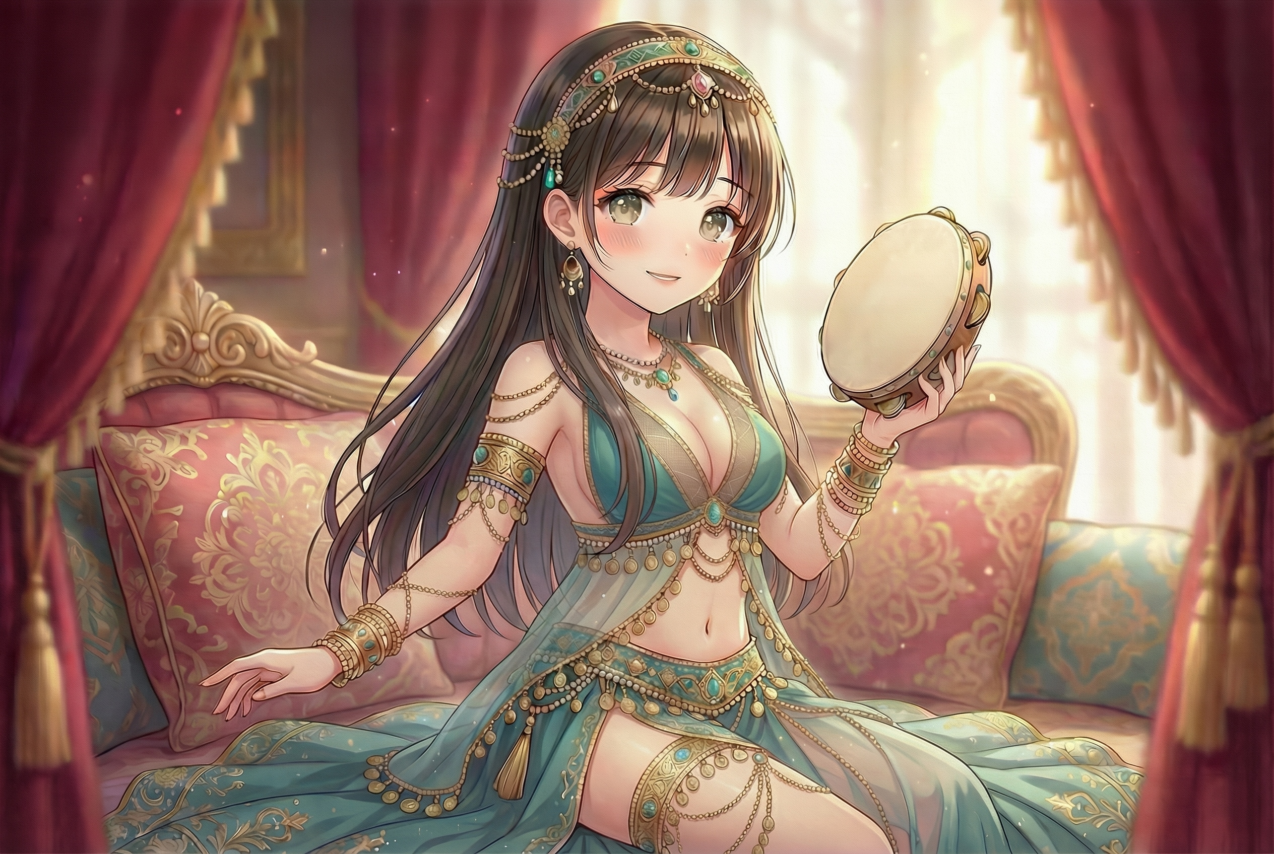 琥珀灯火に舞う翠玉の姫君