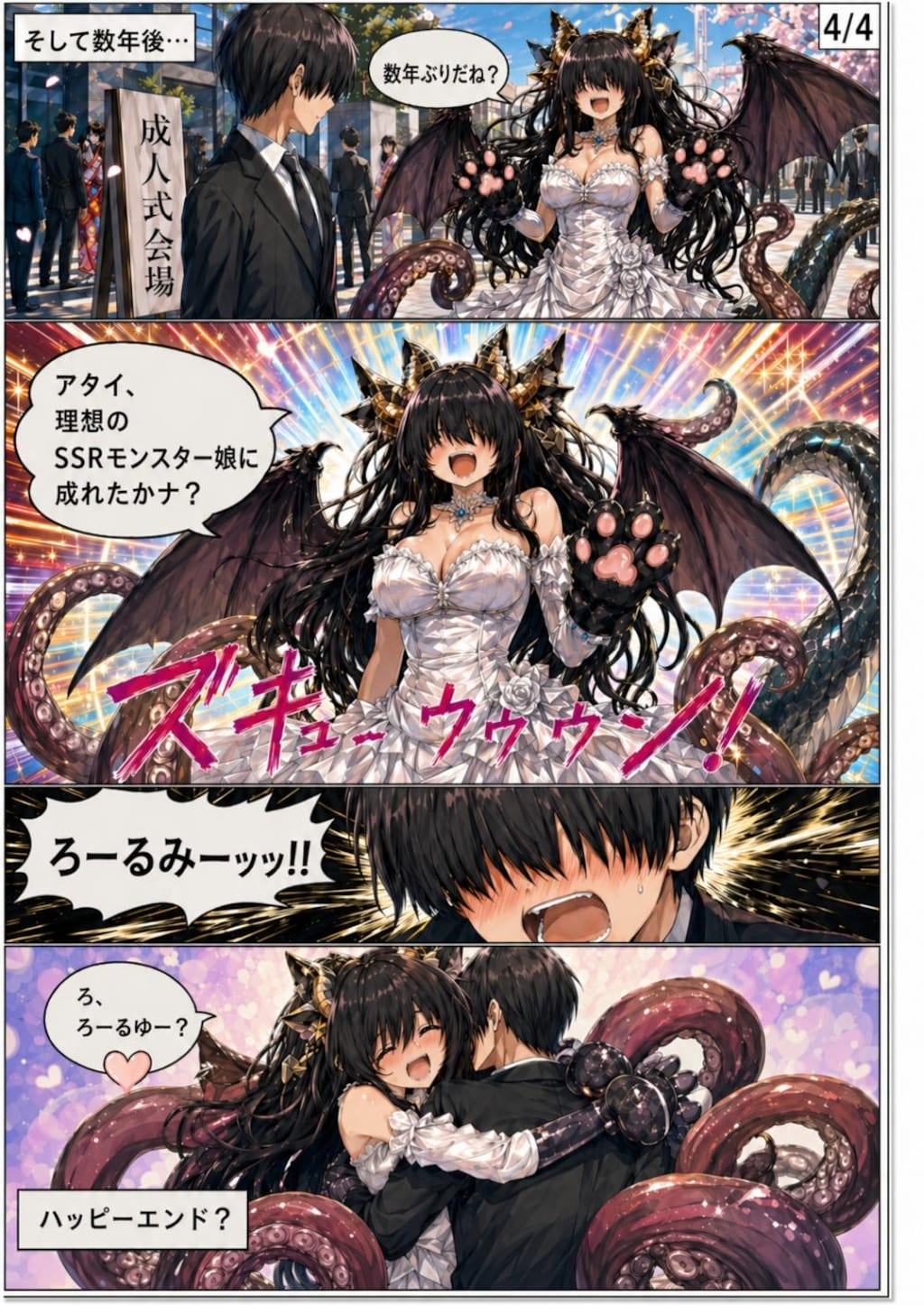 「幼馴染は地上最強のSSRモンスター娘に成りたい」