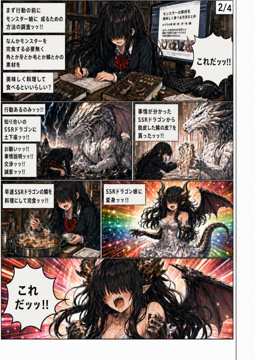 「幼馴染は地上最強のSSRモンスター娘に成りたい」
