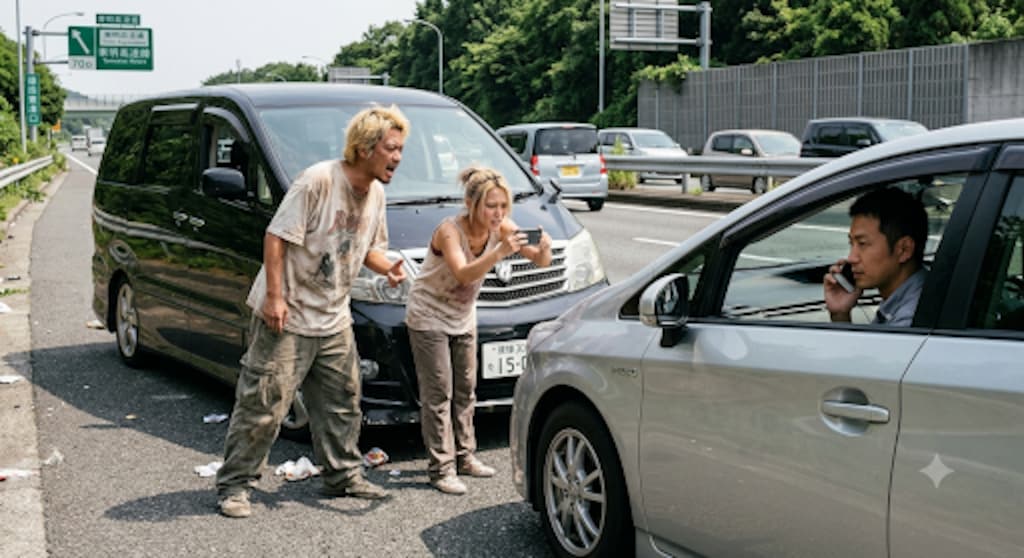 煽り運転の通報