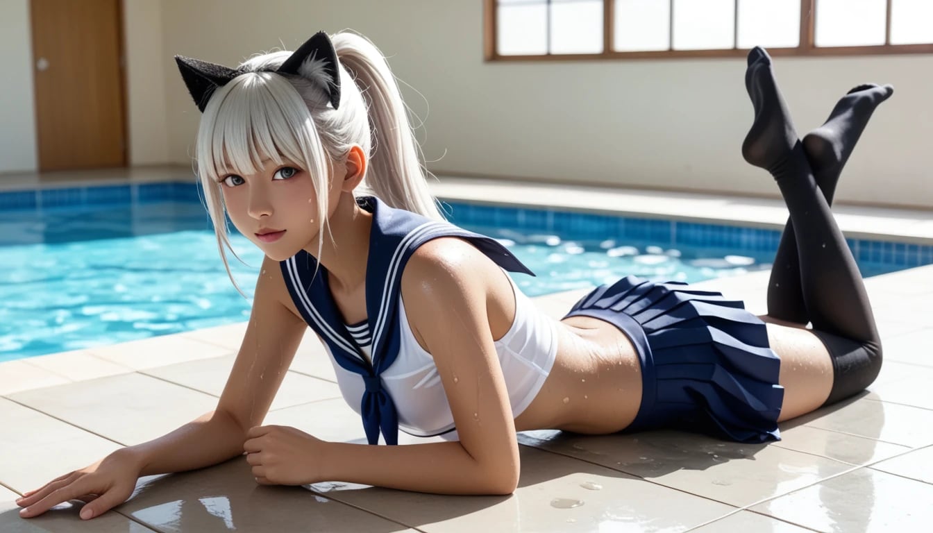 未踏の聖域に咲く、儚く脆い猫耳美少女