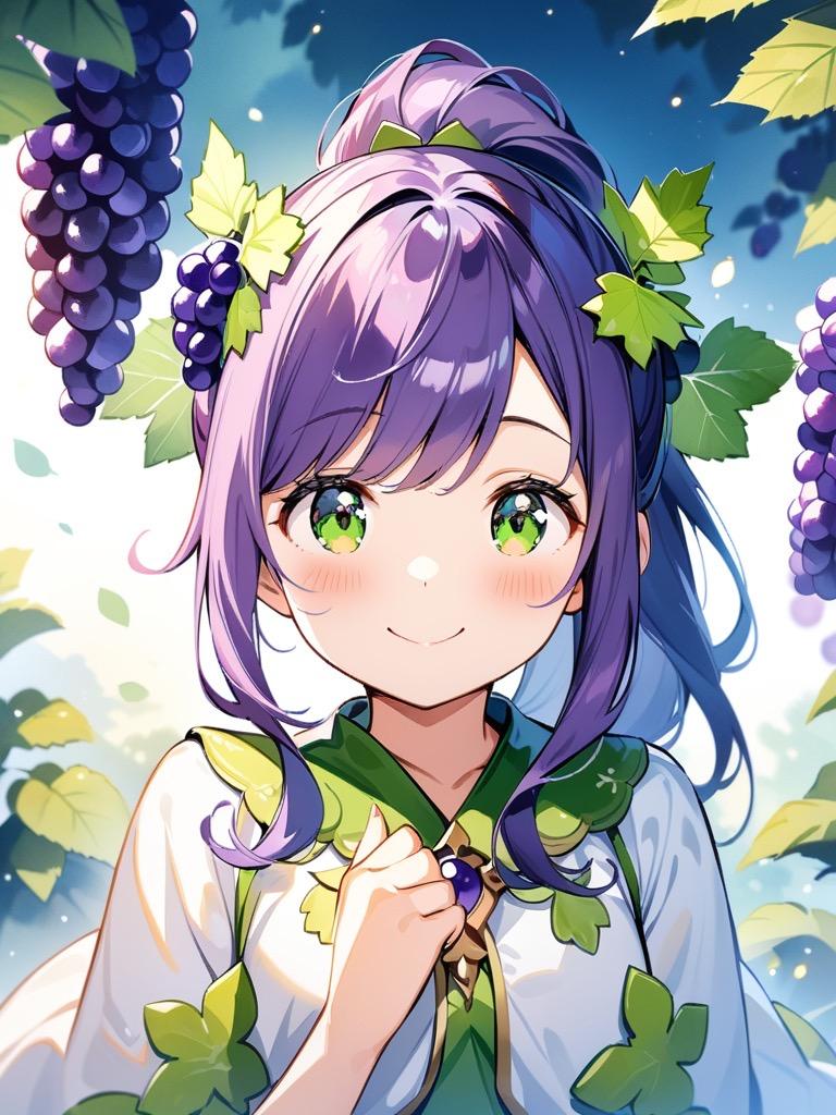 ぶどうさん　その５（水彩画風 | の人気AIイラスト・グラビア