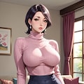 爆乳な嫁の母 5枚目
