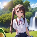 loli and Vast landscape_A3 4枚目