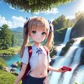 loli and Vast landscape_A3 9枚目