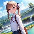 loli and Vast landscape_A3 5枚目