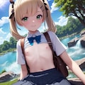 loli and Vast landscape_A3 8枚目