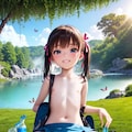 loli and Vast landscape_A3 2枚目