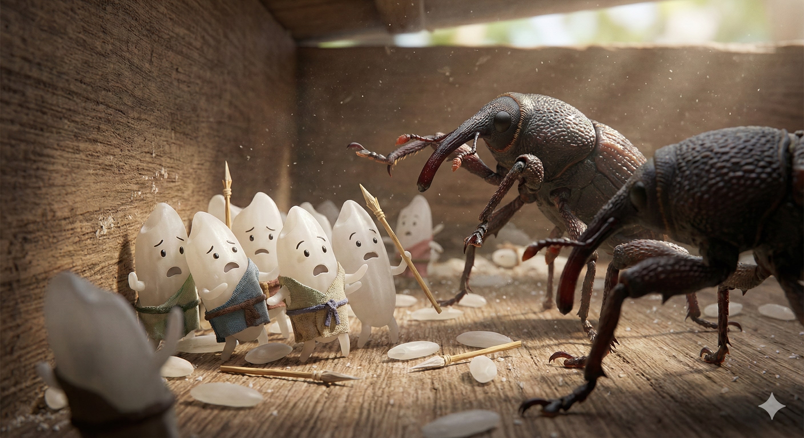 米櫃にお米の天敵現る⚠️ | の人気AIイラスト・グラビア