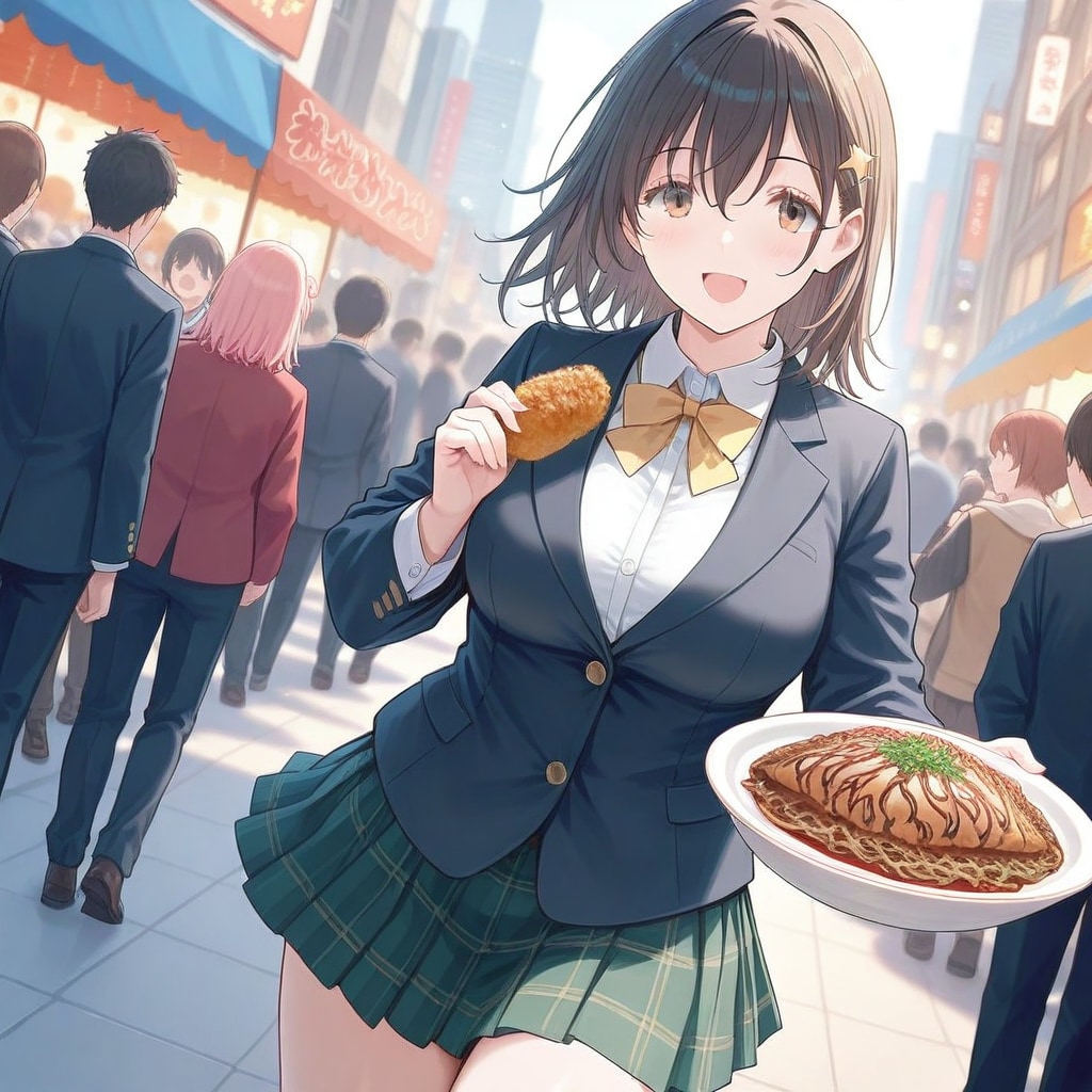 商店街グルメラリー完全制覇！ | の人気AIイラスト・グラビア