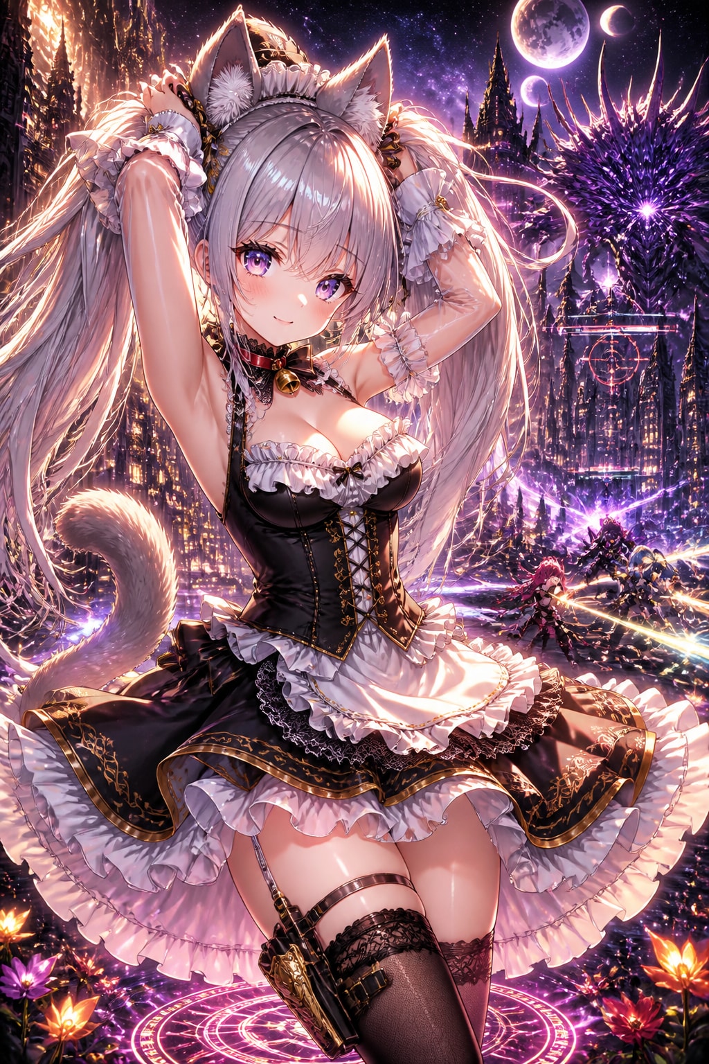 けも耳銀ツイにゃん | の人気AIイラスト・グラビア