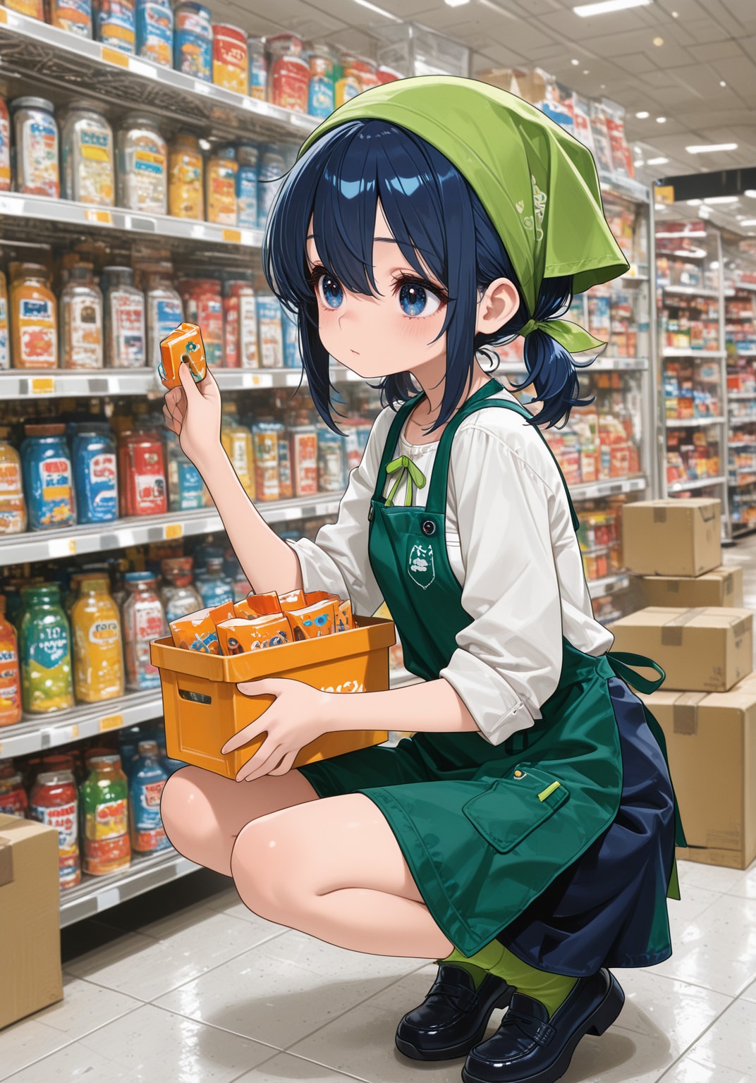 蒼依の品出しアルバイト