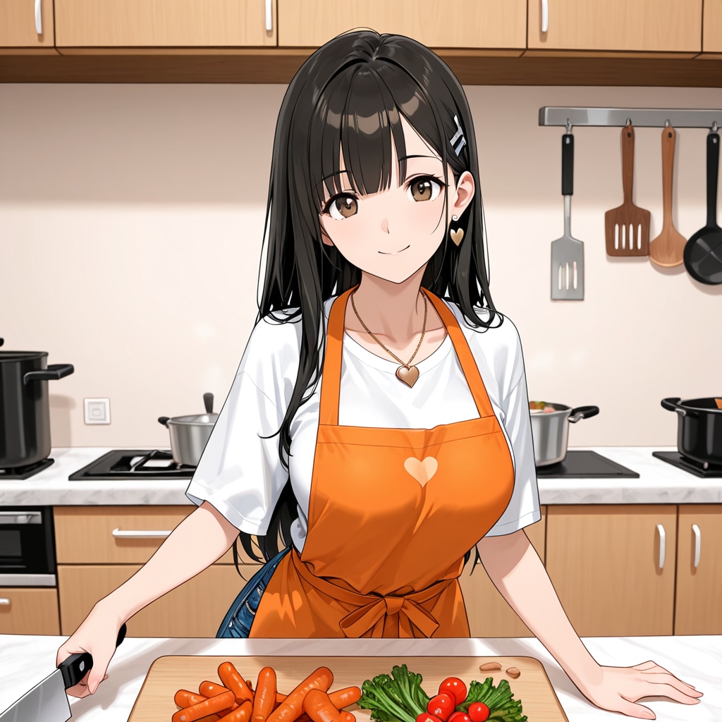 さくらがパスタを作ってくれました……でもエプロン姿を見た僕の頭は妄想でいっぱいになって……