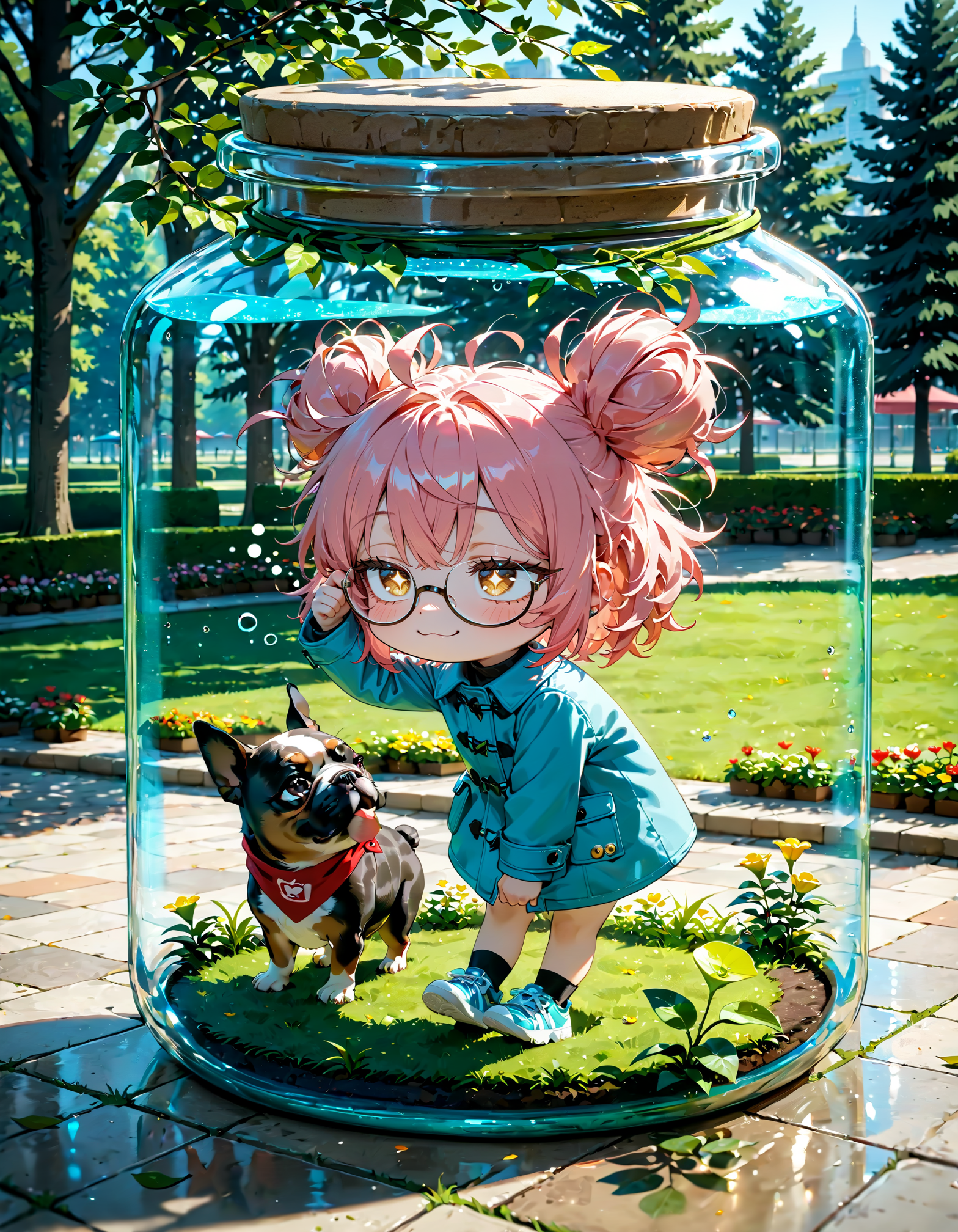 今日は何の日？　フレンチ・ブルドッグ ありがとうの日 | の人気AIイラスト・グラビア