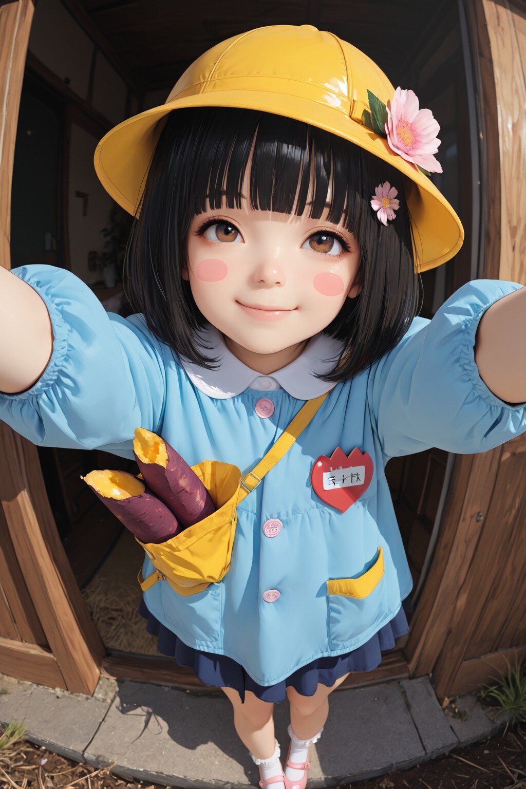 Rent A Girlfriend（妹をレンタルしました！「お兄ちゃん お芋さんがいっぱいだよ♪」） | の人気AIイラスト・グラビア