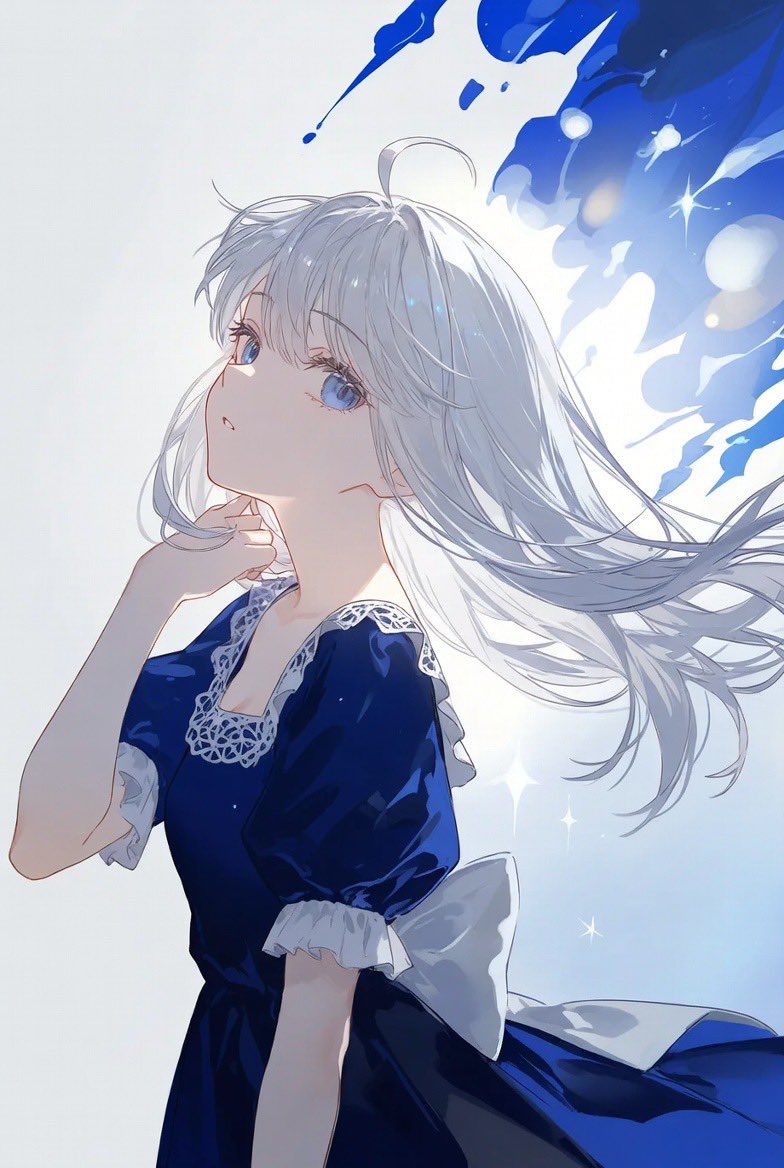 青色ドレス | の人気AIイラスト・グラビア