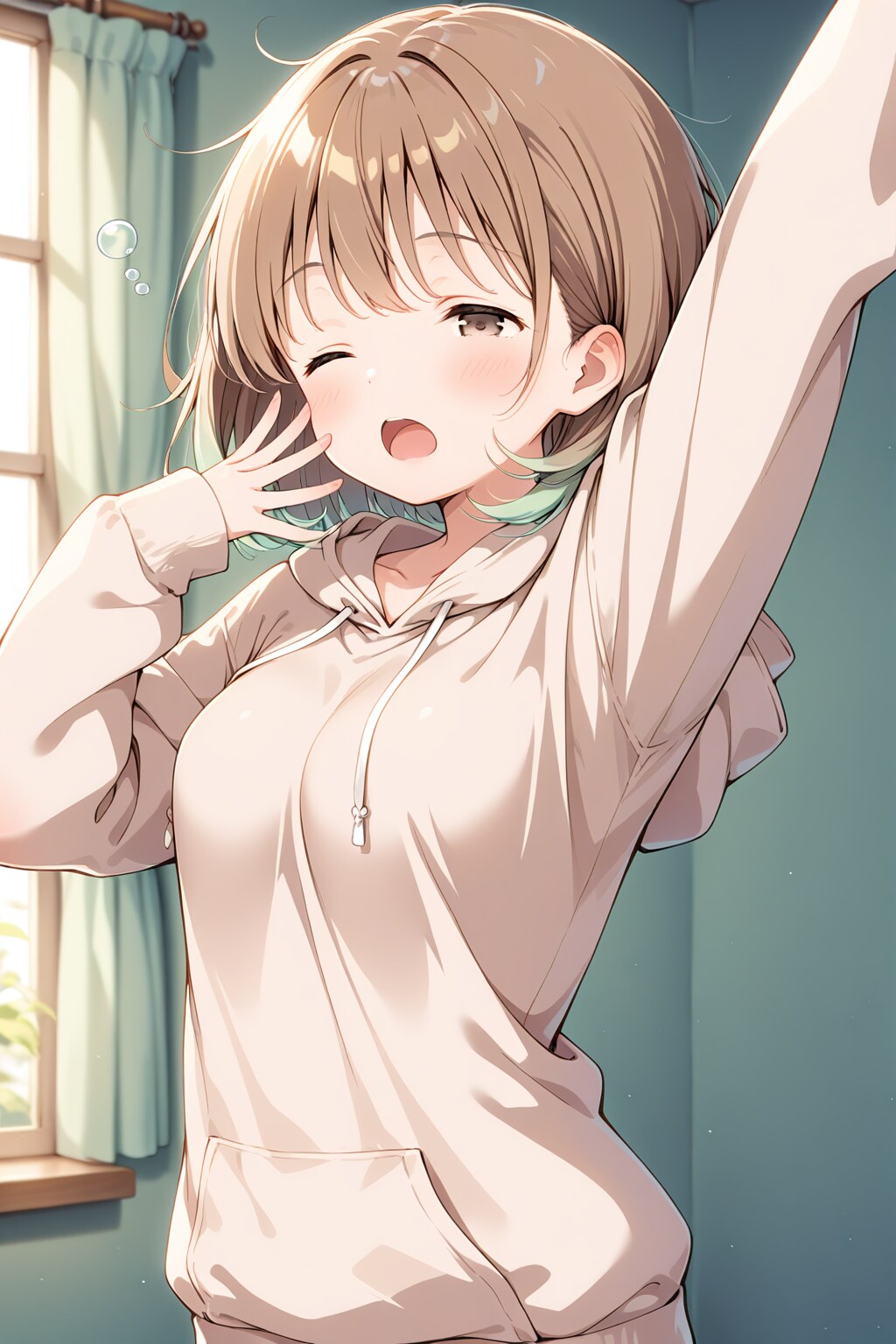 ふぁぁあ…おはよー