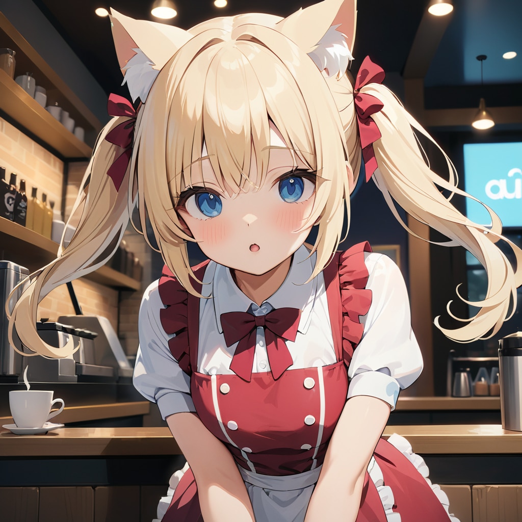 こるり「お客様冷やかしはおやめください」まや「コーヒーをくれ客だ私は」