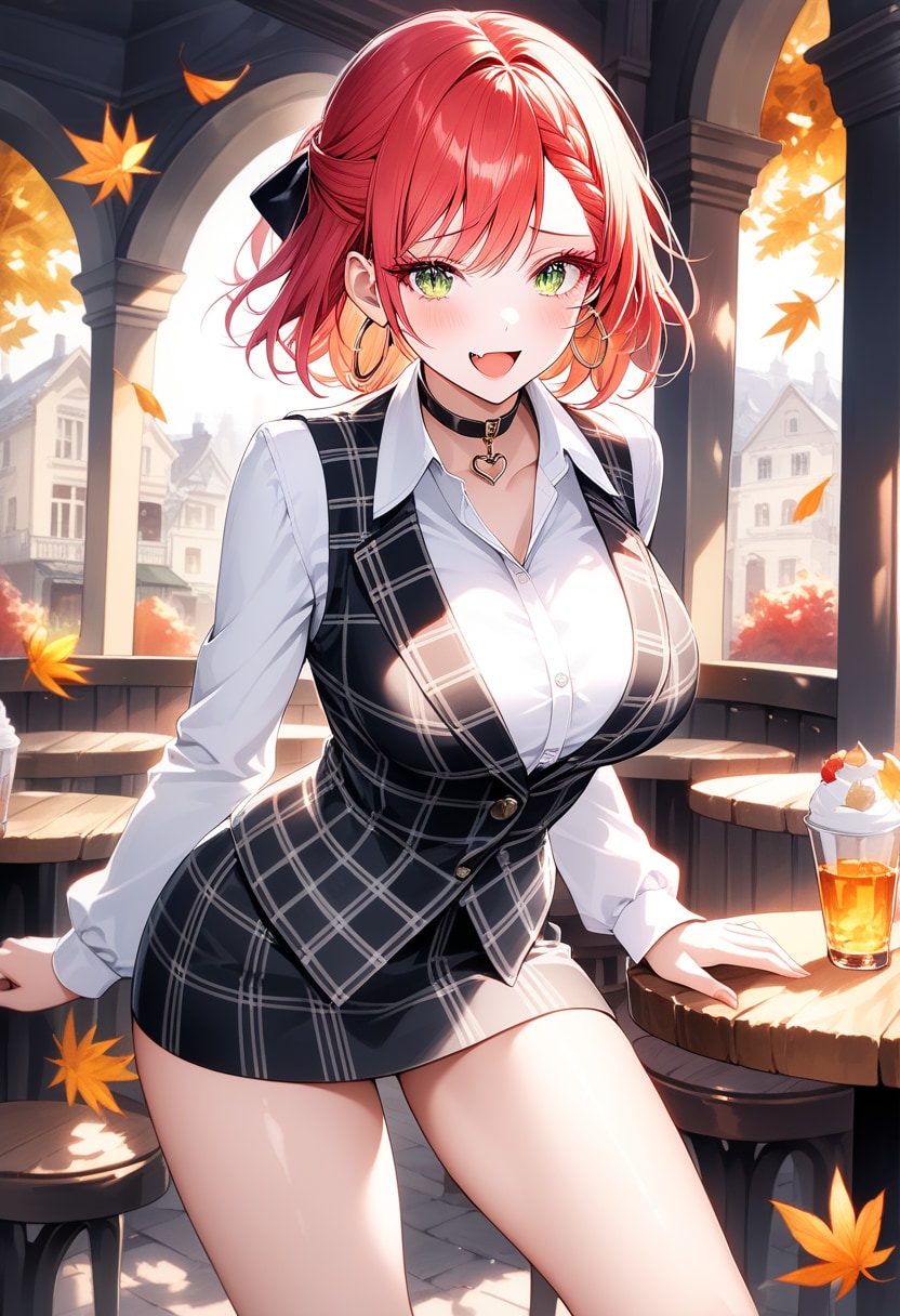 Days AI うちの子達の秋チェック | の人気AIイラスト・グラビア