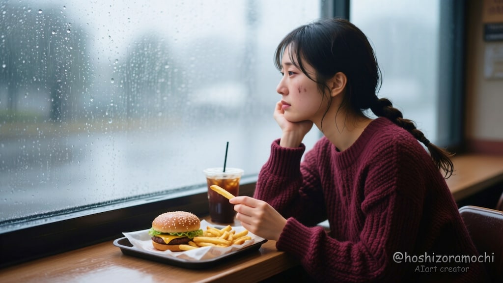 雨の日の窓際ぼんやりタイム