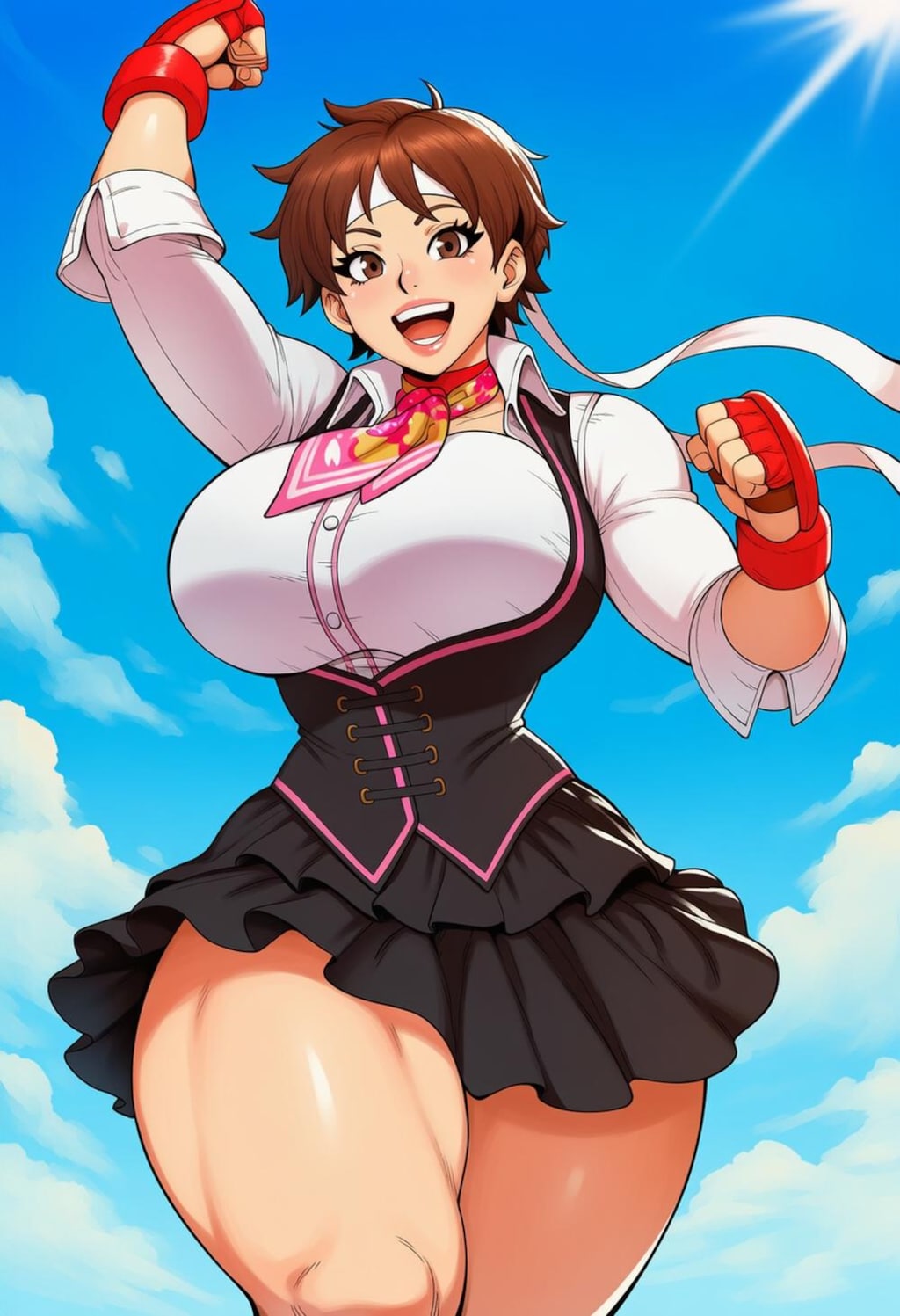 ジャンプ各競技制服コスプレ体育教師人妻