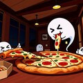 おピッツァキメて、いざ夏季休暇🍕🍕👻👻✨ 3枚目