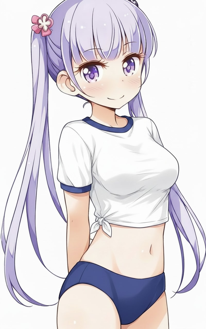涼風青葉 へそ出しブルマ