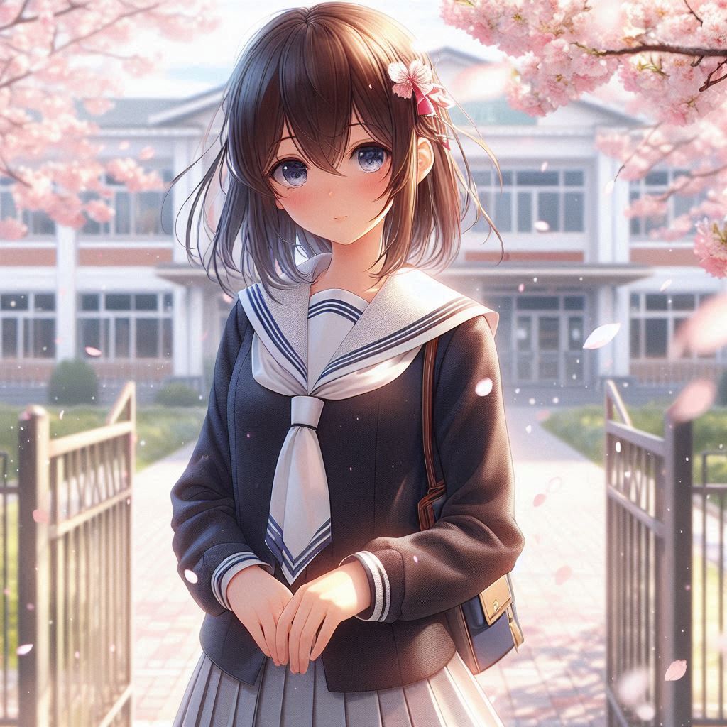 入学式(DALL-E)(8) | の人気AIイラスト・グラビア