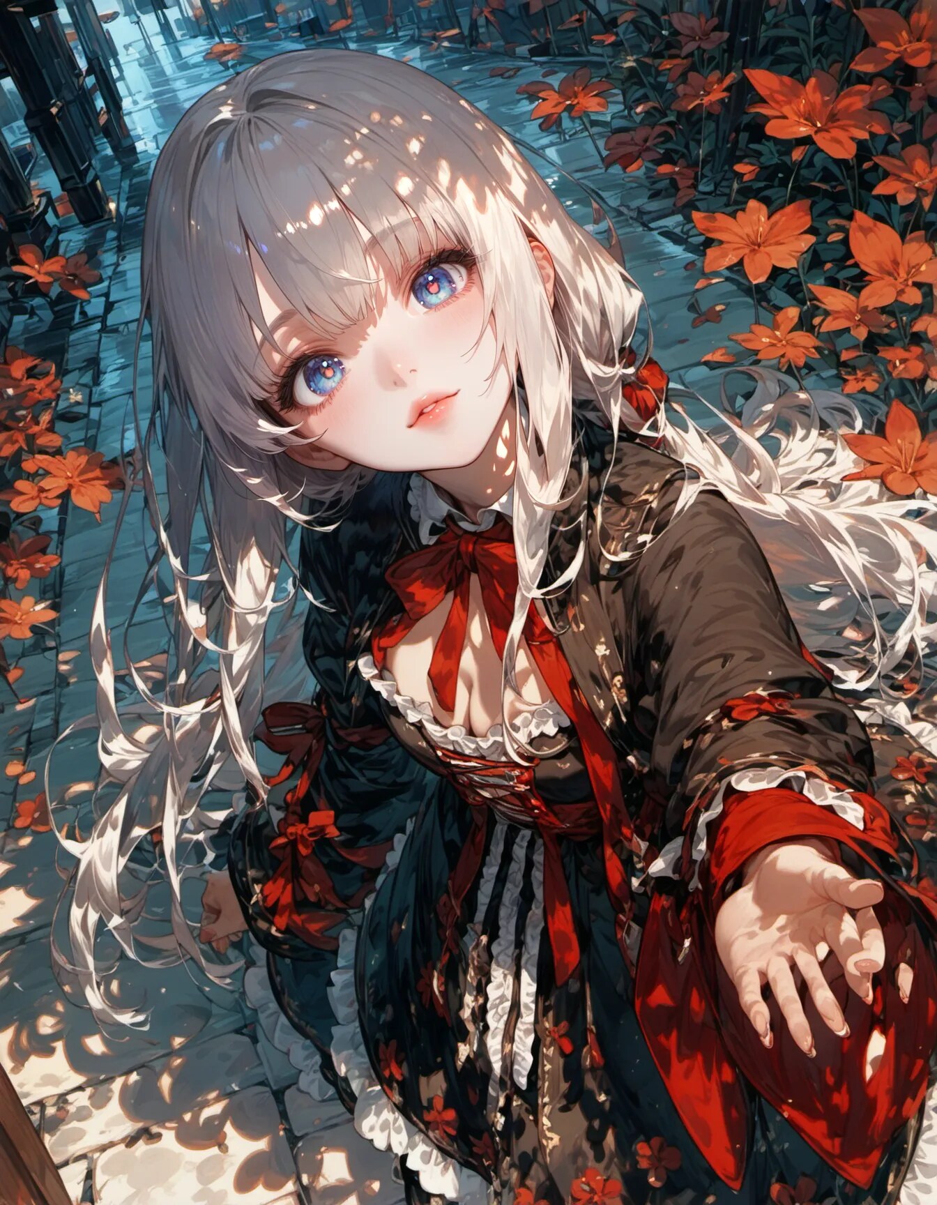 Invitation to the Crimson Garden | の人気AIイラスト・グラビア