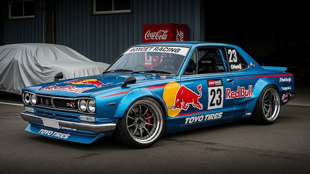 トーヨータイヤスカイライン2000GT-Rのドリ車