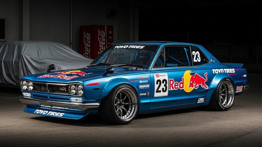 トーヨータイヤスカイライン2000GT-Rのドリ車