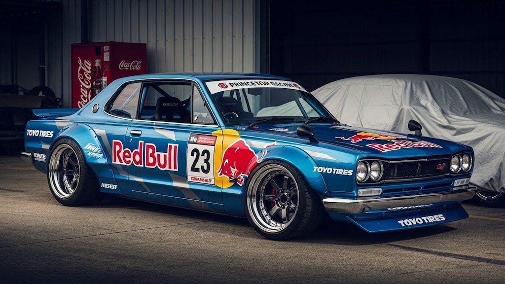 トーヨータイヤスカイライン2000GT-Rのドリ車