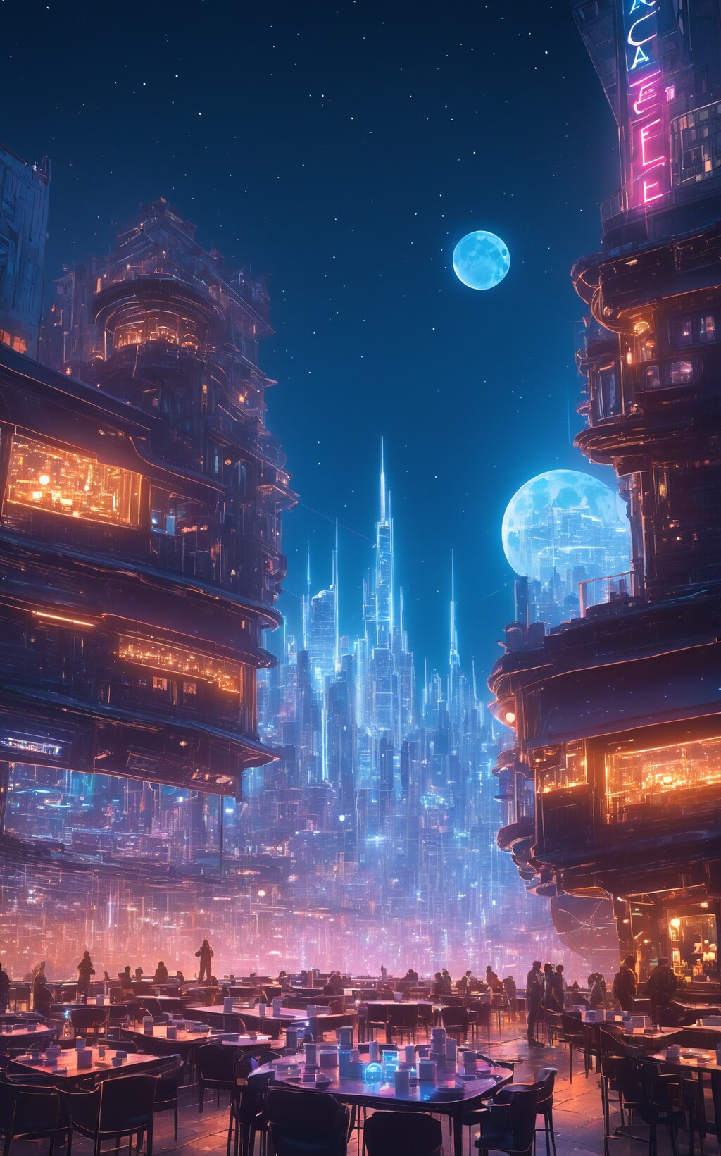 Cafe Beneath the Moon