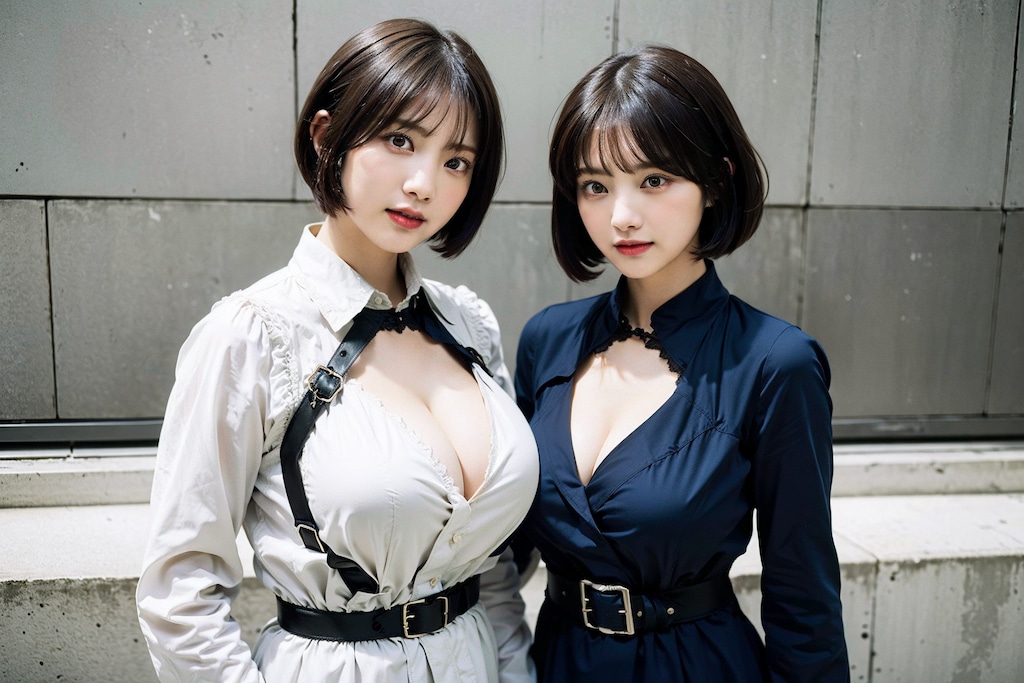 複数ランダム衣装×ボンテージ要素