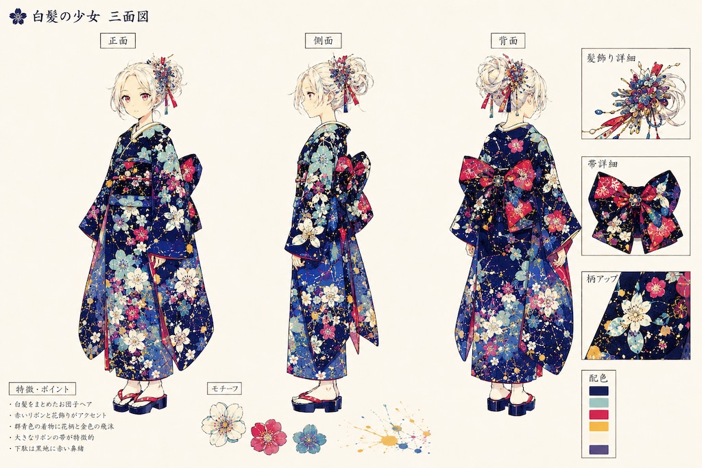 紫陽花参道をゆく白花の姫