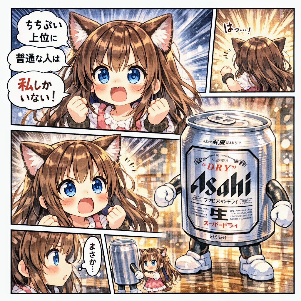 衝撃的な事実に気付いた小さな女の子