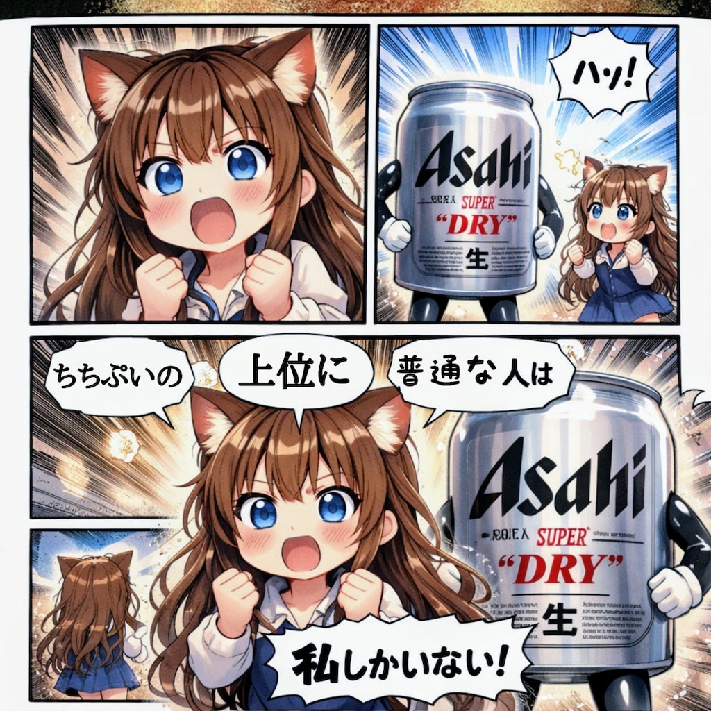 衝撃的な事実に気付いた小さな女の子