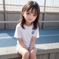 体操着-黒髪ロング(50p) 4枚目