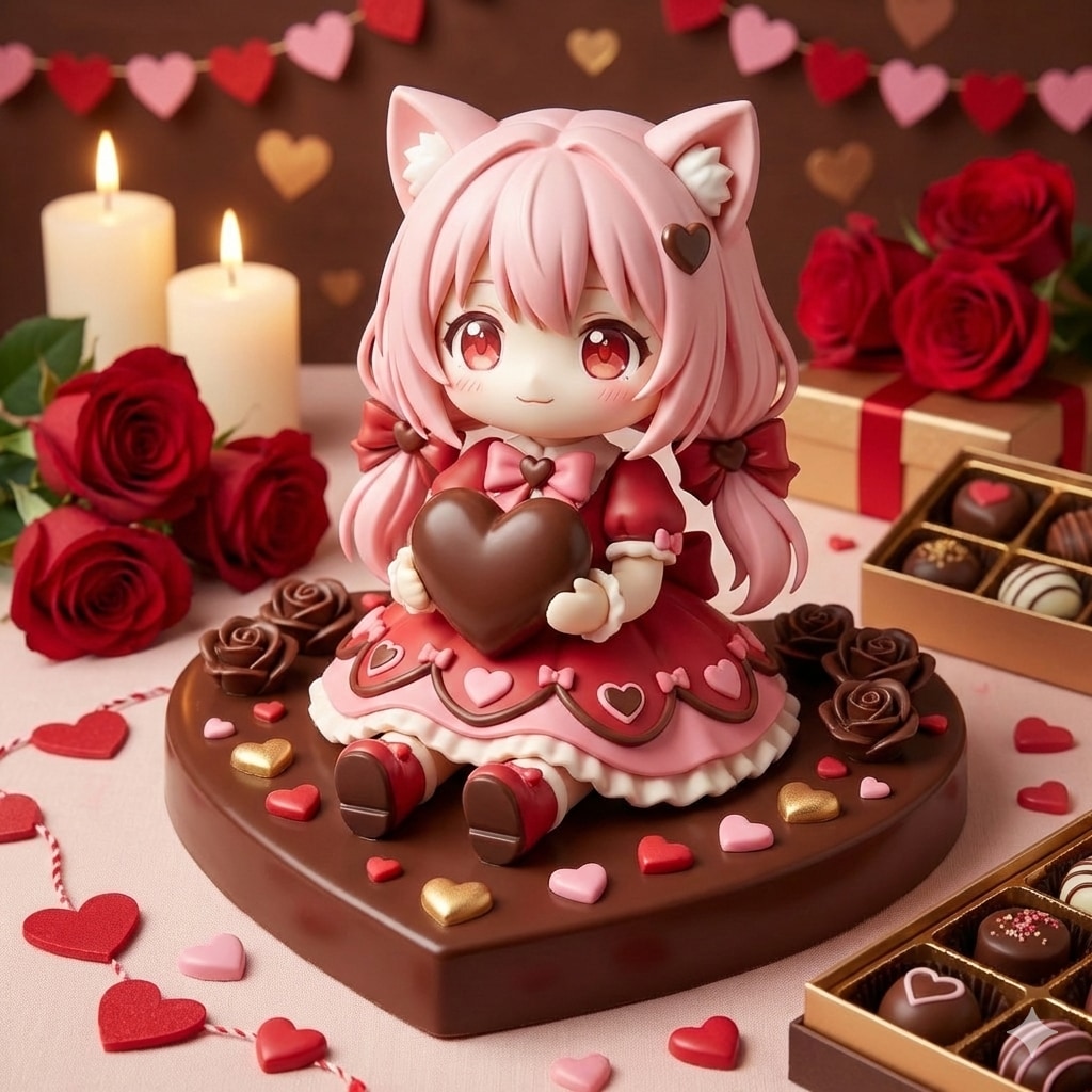 フィギュア風チョコレート | の人気AIイラスト・グラビア