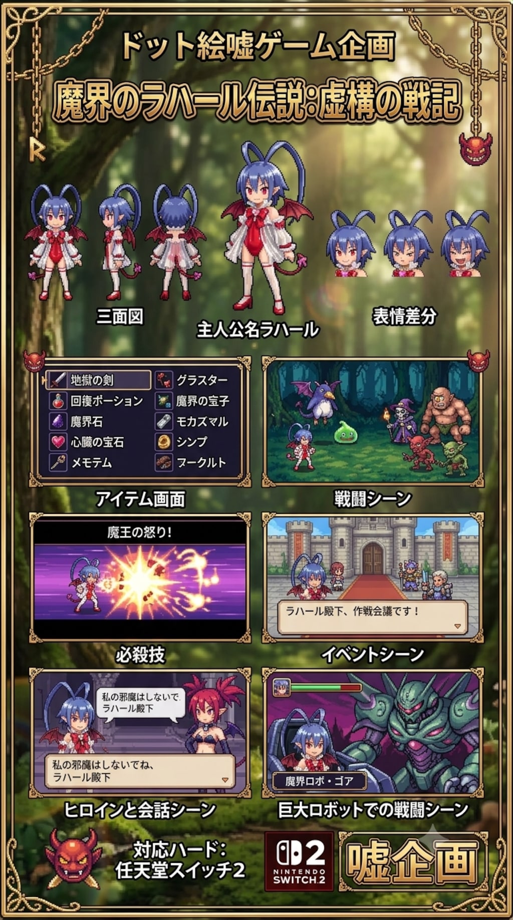 嘘ゲーム企画　ドット絵
