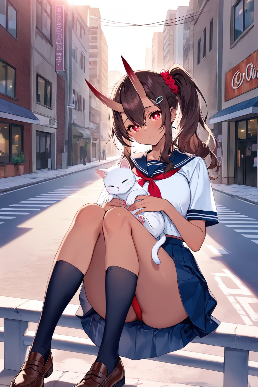 鬼の子&ねこ