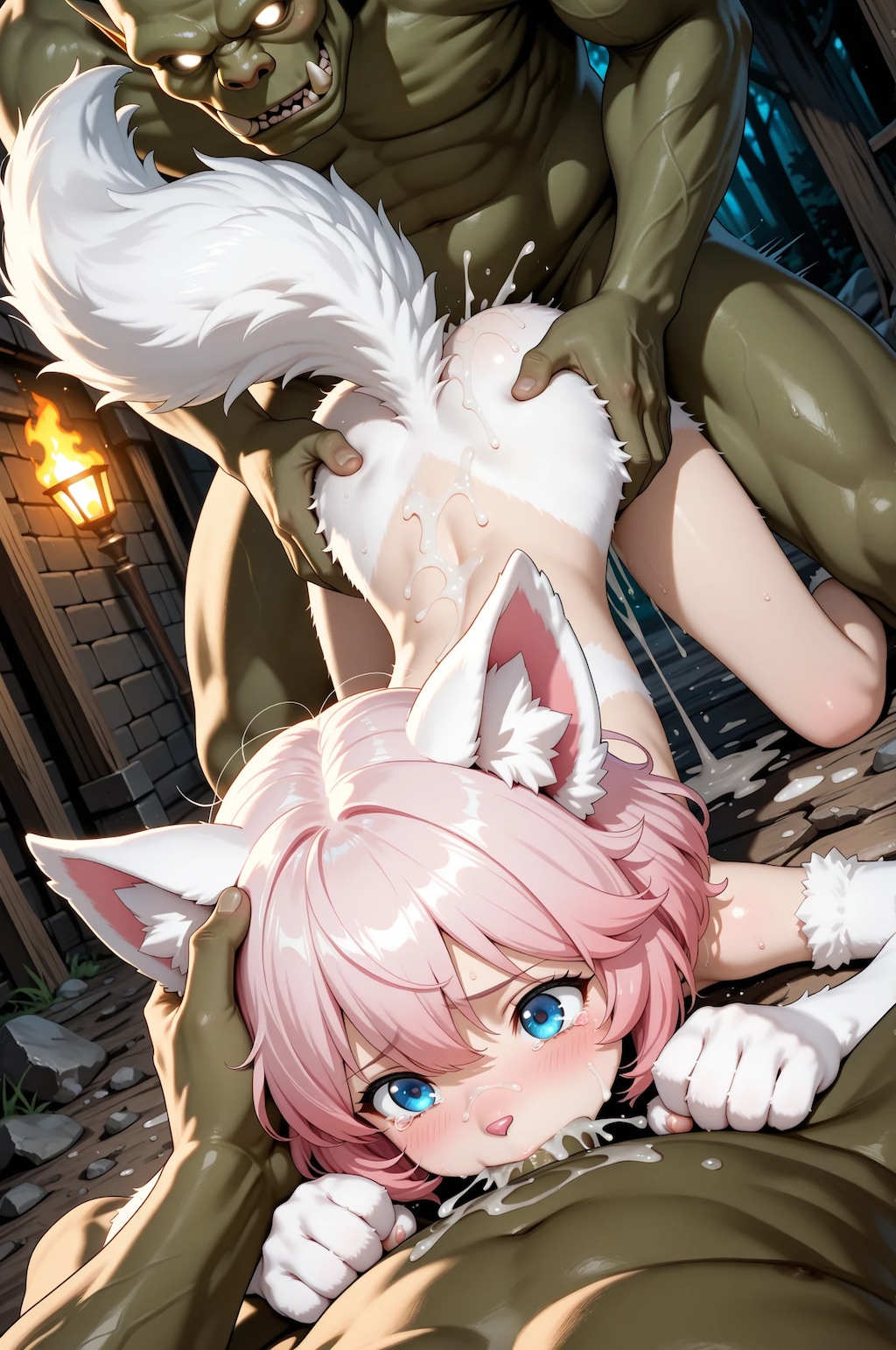 Savage Rhythms: The Orc’s Pink-Haired Kitten