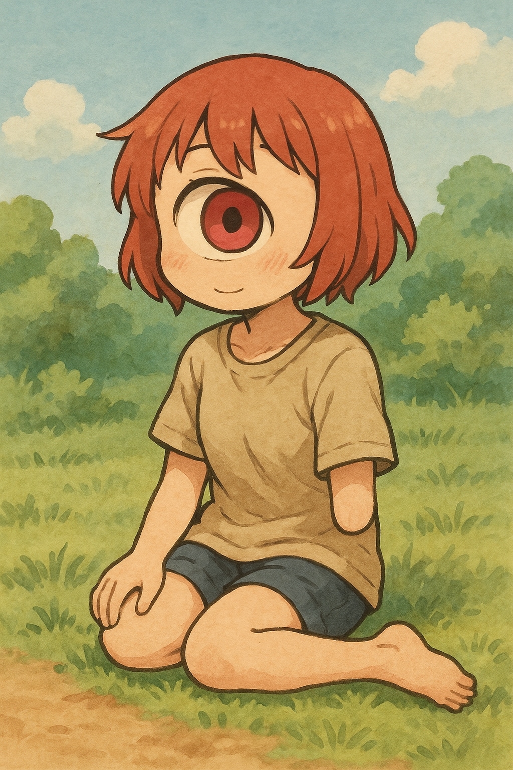 欠損単眼ちゃん