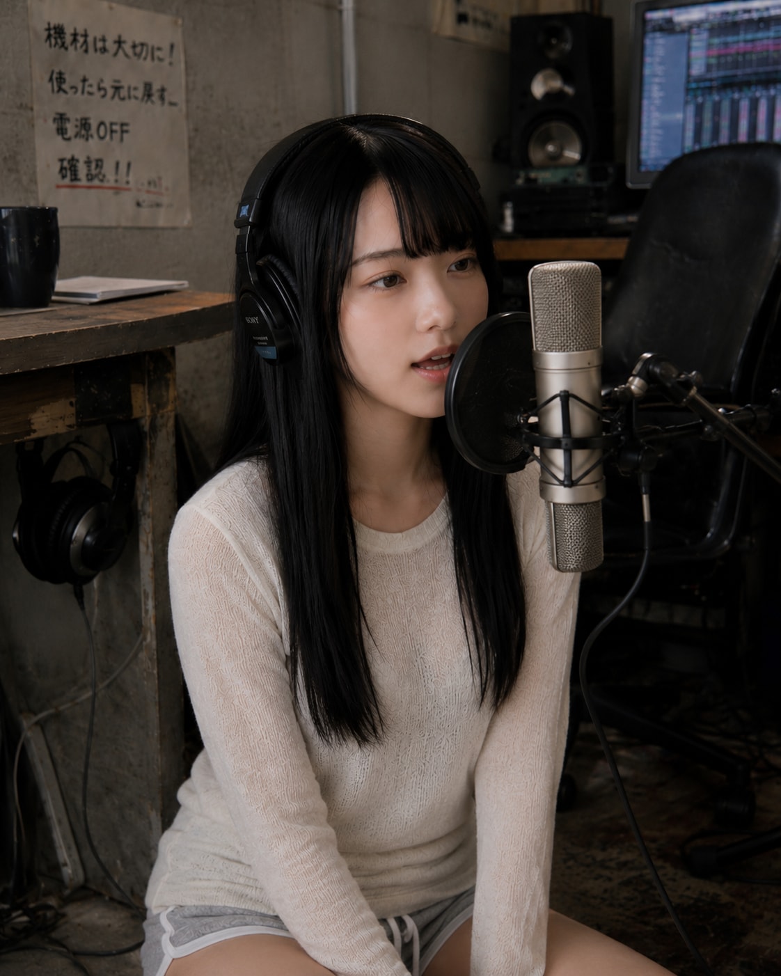 レコーディングにて