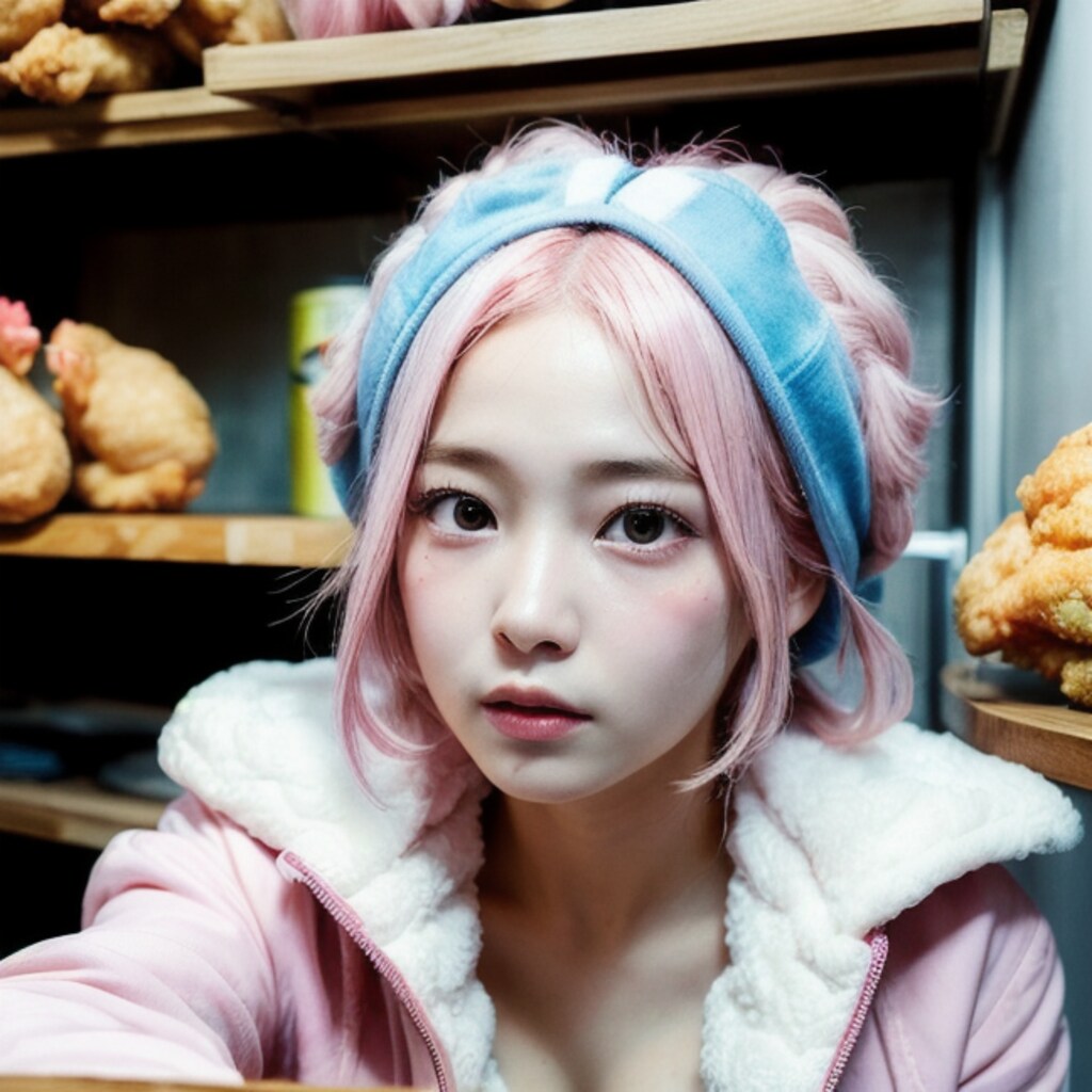 【微閲覧注意】フライドチキン屋の看板娘